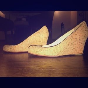 Christian Louboutin cork wedges